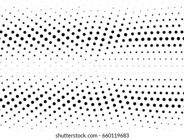 Abstract halftone dotted background. Monochrome pattern with dot and circles.  Vector modern pop art texture for posters, sites, business cards, cover postcards, interior design, labels, stickers.