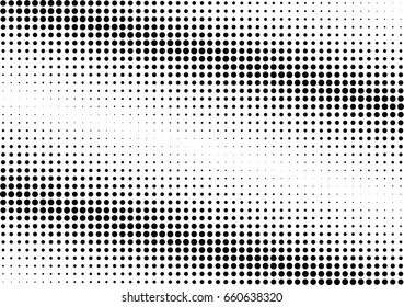 Abstract halftone dotted background. Monochrome pattern with dot and circles.  Vector modern pop art texture for posters, sites, business cards, cover postcards, interior design, labels, stickers.