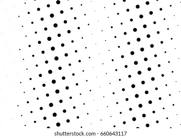 Abstract halftone dotted background. Monochrome pattern with dot and circles.  Vector modern pop art texture for posters, sites, business cards, cover postcards, interior design, labels, stickers.
