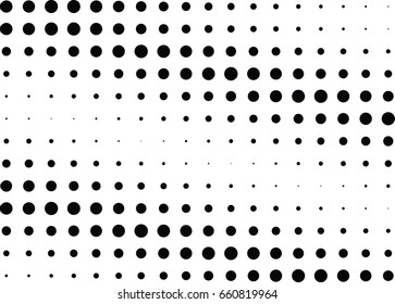 Abstract halftone dotted background. Monochrome pattern with dot and circles.  Vector modern pop art texture for posters, sites, business cards, cover postcards, interior design, labels, stickers.