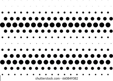 Abstract halftone dotted background. Monochrome pattern with dot and circles.  Vector modern pop art texture for posters, sites, business cards, cover postcards, interior design, labels, stickers.