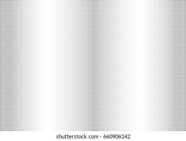 Abstract halftone dotted background. Monochrome pattern with stars.  Vector modern pop art texture for posters, sites, business cards, postcards, labels, cover, stickers. Design mock-up layout.