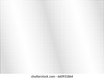 Abstract halftone dotted background. Monochrome pattern with stars.  Vector modern futuristic texture for posters, sites, business cards, postcards, labels, cover, stickers. Design mock-up layout.
