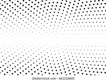 Abstract halftone dotted background. Monochrome pattern with square.  Vector modern pop art texture for posters, sites, cover, business cards, postcards, art design, labels and stickers.