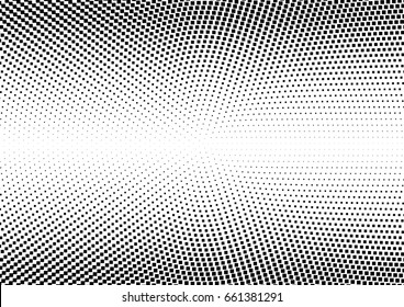 Abstract halftone dotted background. Monochrome pattern with square.  Vector modern pop art texture for posters, sites, cover, business cards, postcards, art design, labels and stickers.