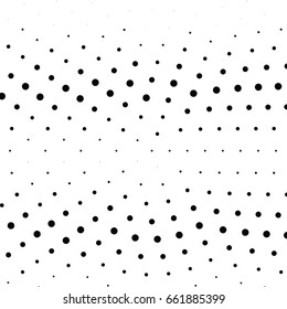 Abstract halftone dotted background. Monochrome pattern with dot and circles.  Vector modern pop art texture for posters, sites, business cards, cover postcards, interior design, labels, stickers.