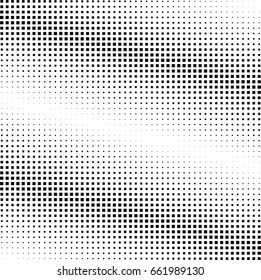 Abstract halftone dotted background. Monochrome pattern with square.  Vector modern pop art texture for posters, sites, cover, business cards, postcards, art design, labels and stickers.