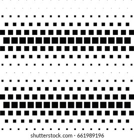 Abstract halftone dotted background. Monochrome pattern with square.  Vector modern pop art texture for posters, sites, cover, business cards, postcards, art design, labels and stickers.
