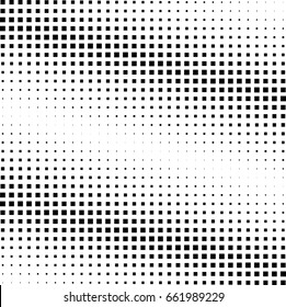 Abstract halftone dotted background. Monochrome pattern with square.  Vector modern pop art texture for posters, sites, cover, business cards, postcards, art design, labels and stickers.