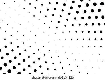 Abstract halftone dotted background. Monochrome pattern with dot and circles.  Vector modern pop art texture for posters, sites, business cards, cover postcards, interior design, labels, stickers.