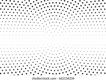 Abstract halftone dotted background. Monochrome pattern with dot and circles.  Vector modern pop art texture for posters, sites, business cards, cover postcards, interior design, labels, stickers.
