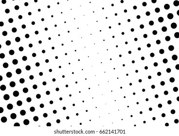 Abstract halftone dotted background. Monochrome pattern with dot and circles.  Vector modern pop art texture for posters, sites, business cards, cover postcards, interior design, labels, stickers.