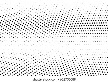 Abstract halftone dotted background. Monochrome pattern with dot and circles.  Vector modern pop art texture for posters, sites, business cards, cover postcards, interior design, labels, stickers.