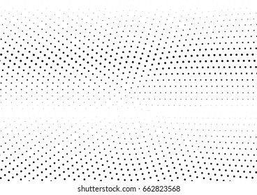 Abstract halftone dotted background. Monochrome pattern with dot and circles.  Vector modern pop art texture for posters, sites, business cards, cover postcards, interior design, labels, stickers.