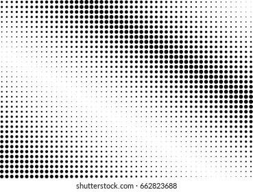 Abstract halftone dotted background. Monochrome pattern with dot and circles.  Vector modern pop art texture for posters, sites, business cards, cover postcards, interior design, labels, stickers.