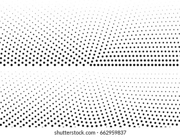 Abstract halftone dotted background. Monochrome pattern with dot and circles.  Vector modern pop art texture for posters, sites, business cards, cover postcards, interior design, labels, stickers.