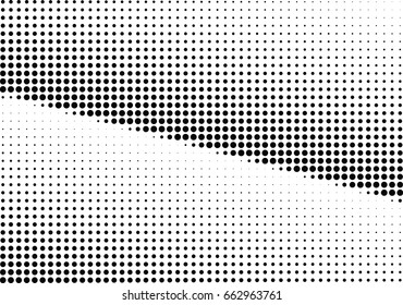 Abstract halftone dotted background. Monochrome pattern with dot and circles.  Vector modern pop art texture for posters, sites, business cards, cover postcards, interior design, labels, stickers.