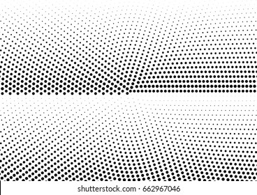Abstract halftone dotted background. Monochrome pattern with dot and circles.  Vector modern pop art texture for posters, sites, business cards, cover postcards, interior design, labels, stickers.