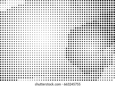Abstract halftone dotted background. Monochrome pattern with dot and circles.  Vector modern pop art texture for posters, sites, business cards, cover postcards, interior design, labels, stickers.