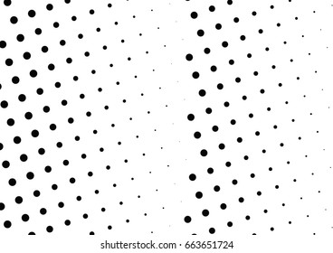 Abstract halftone dotted background. Monochrome pattern with dot and circles.  Vector modern futuristic texture for posters, sites, business cards, cover postcards, interior design, labels, stickers.