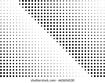Abstract halftone dotted background. Monochrome pattern with dot and circles.  Vector modern futuristic texture for posters, sites, business cards, cover postcards, interior design, labels, stickers.