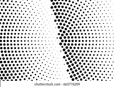 Abstract halftone dotted background. Monochrome pattern with dot and circles.  Vector modern futuristic texture for posters, sites, business cards, cover postcards, interior design, labels, stickers.