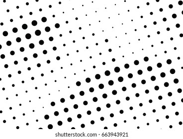 Abstract halftone dotted background. Monochrome pattern with dot and circles.  Vector modern pop art texture for posters, sites, business cards, cover postcards, interior design, labels, stickers.