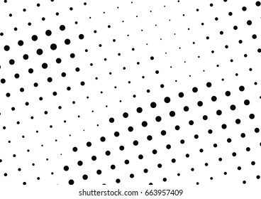 Abstract halftone dotted background. Monochrome pattern with dot and circles.  Vector modern pop art texture for posters, sites, business cards, cover postcards, interior design, labels, stickers.