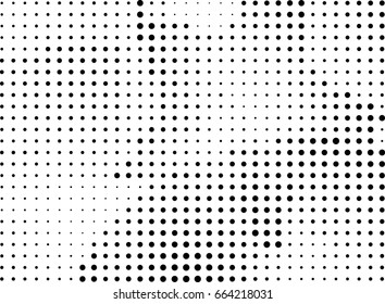 Abstract halftone dotted background. Monochrome pattern with dot and circles.  Vector modern pop art texture for posters, sites, business cards, cover postcards, interior design, labels, stickers.