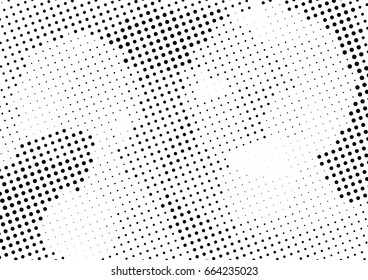 Abstract halftone dotted background. Monochrome pattern with dot and circles.  Vector modern pop art texture for posters, sites, business cards, cover postcards, interior design, labels, stickers.