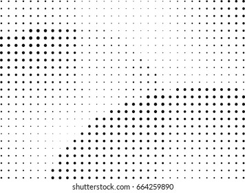 Abstract halftone dotted background. Monochrome pattern with dot and circles.  Vector modern futuristic texture for posters, sites, business cards, cover postcards, interior design, labels, stickers.