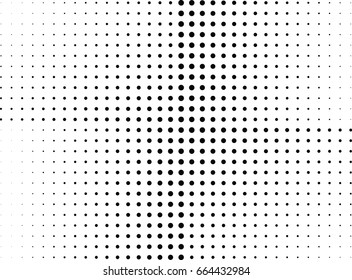 Abstract halftone dotted background. Monochrome pattern with dot and circles.  Vector modern pop art texture for posters, sites, business cards, cover postcards, interior design, labels, stickers.