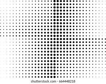 Abstract halftone dotted background. Monochrome pattern with dot and circles.  Vector modern pop art texture for posters, sites, business cards, cover postcards, interior design, labels, stickers.