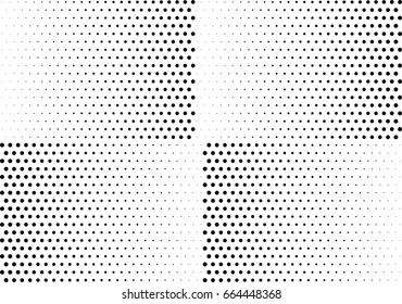 Abstract halftone dotted background. Monochrome pattern with dot and circles.  Vector modern pop art texture for posters, sites, business cards, cover postcards, interior design, labels, stickers.