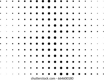 Abstract halftone dotted background. Monochrome pattern with dot and circles.  Vector modern pop art texture for posters, sites, business cards, cover postcards, interior design, labels, stickers.