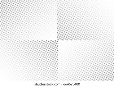 Abstract halftone dotted background. Monochrome pattern with dot and circles.  Vector modern futuristic texture for posters, sites, business cards, cover postcards, interior design, labels, stickers.