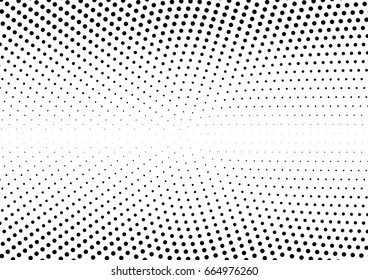 Abstract halftone dotted background. Monochrome pattern with dot and circles.  Vector modern pop art texture for posters, sites, business cards, cover postcards, interior design, labels, stickers.
