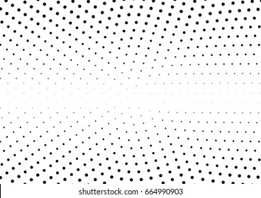 Abstract halftone dotted background. Monochrome pattern with dot and circles.  Vector modern pop art texture for posters, sites, business cards, cover postcards, interior design, labels, stickers.