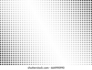 Abstract halftone dotted background. Monochrome pattern with dot and circles.  Vector modern pop art texture for posters, sites, business cards, cover postcards, interior design, labels, stickers.