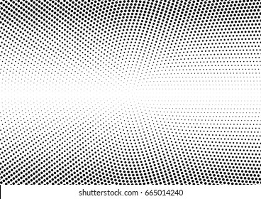Abstract halftone dotted background. Monochrome pattern with dot and circles.  Vector modern pop art texture for posters, sites, business cards, cover postcards, interior design, labels, stickers.