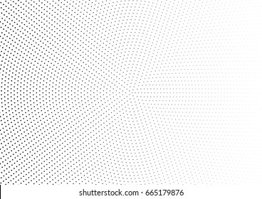 Abstract halftone dotted background. Monochrome pattern with dot and circles.  Vector modern futuristic texture for posters, sites, business cards, cover postcards, interior design, labels, stickers.