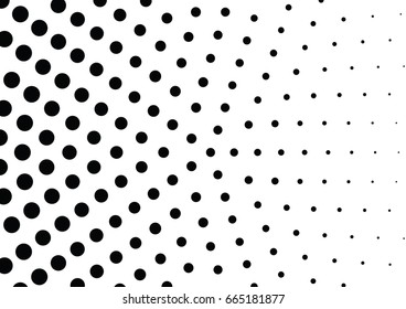 Abstract halftone dotted background. Monochrome pattern with dot and circles.  Vector modern pop art texture for posters, sites, business cards, cover postcards, interior design, labels, stickers.