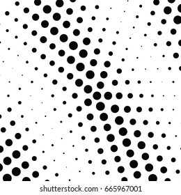 Abstract halftone dotted background. Monochrome pattern with dot and circles.  Vector modern futuristic texture for posters, sites, business cards, cover postcards, interior design, labels, stickers.