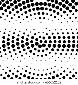 Abstract halftone dotted background. Monochrome pattern with dot and circles.  Vector modern pop art texture for posters, sites, business cards, cover postcards, interior design, labels, stickers.