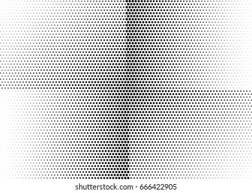 Abstract halftone dotted background. Monochrome grunge pattern with dot and circles.  Vector modern pop art texture for posters, sites, business cards, cover, postcards, labels, stickers layout.