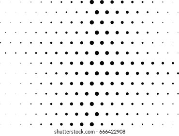 Abstract halftone dotted background. Monochrome grunge pattern with dot and circles.  Vector modern pop art texture for posters, sites, business cards, cover, postcards, labels, stickers layout.