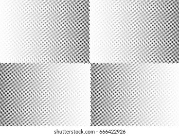 Abstract halftone dotted background. Monochrome grunge pattern with dot and circles.  Vector modern pop art texture for posters, sites, business cards, cover, postcards, labels, stickers layout.