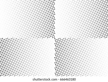 Abstract halftone dotted background. Monochrome grunge pattern with dot and circles.  Vector modern pop art texture for posters, sites, business cards, cover, postcards, labels, stickers layout.
