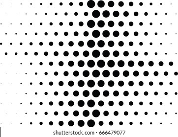 Abstract halftone dotted background. Monochrome grunge pattern with dot and circles.  Vector modern pop art texture for posters, sites, business cards, cover, postcards, labels, stickers layout.