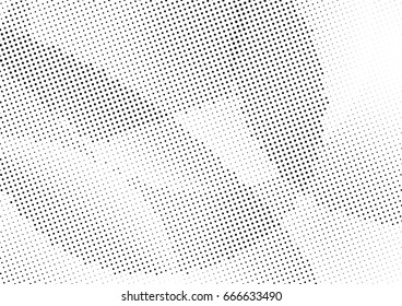 Abstract halftone dotted background. Monochrome grunge pattern with dot and circles.  Vector modern pop art texture for posters, sites, business cards, cover, postcards, labels, stickers layout.